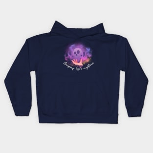 Grasping life's mysteries Kids Hoodie